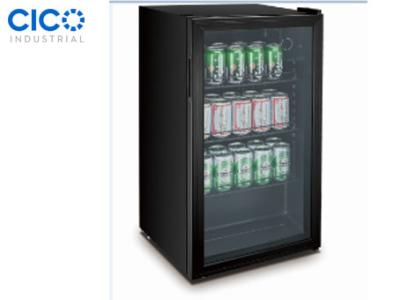 China Reliable Silent Glass Front Drink Refrigerator High Efficient Evaporator for sale