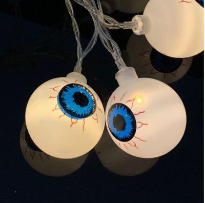 China Festival Stuff Hongmei VS012 Lantern House Props Fairy Lights Decoration Party Room LED Halloween Eyeball String Lights for sale