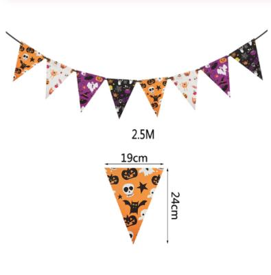 China Hongmei VS022 2020 Halloween Decoration Party Banner Durable High Quality Set Custom Hanging Banner for sale