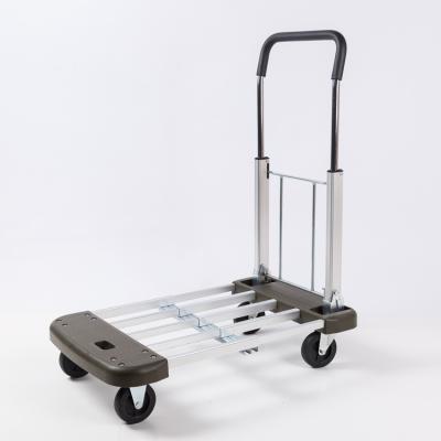 China KT-2140 Durable Hand Push Platform Foldable Hand Truck Trolley Cart for sale