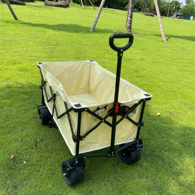 China KT-2045 Durable Folding Cart Beach Cart Platform Service Cart for Sports Camping with All Terrain Wheels for sale