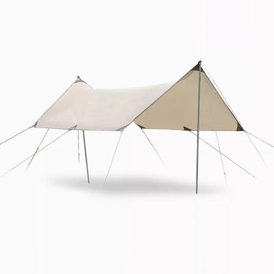 China KT-2051 Extended Type Outdoor Rain Fly Hiking Lightweight Waterproof Camping Tarp Tent Sunshade Awning for sale