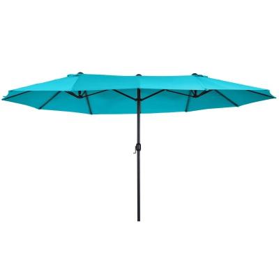 China Modern Outdoor Multi-person Patio Umbrella Double Sided Garden Umbrella for sale