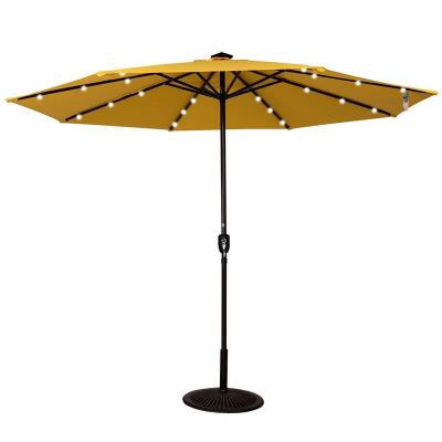 China High Quality Modern Bright And USB Charging Oversized Patio Umbrella With LED for sale