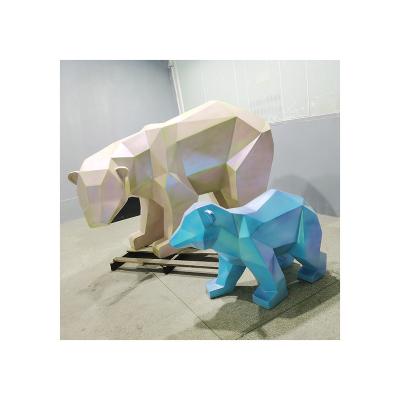 China Europe fashion design amusement park cute bear modeling craft villa garden decoration Nordic sculpture for sale