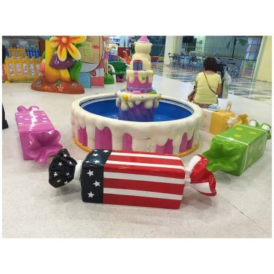 China World Custom Large Size Playground Decoration Fiberglass Candy Chair Candy Sculpt for sale