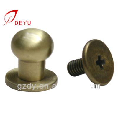 China For Handbag 5*7mm Bag Screw Button Rivet Button Studs for sale