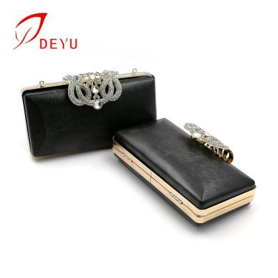 China For pursebox clutch frame handbag 16.5*8.4cm wholesaler metal box clutch frame bags for sale