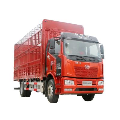 China FAW Jiefang j6l medium truck 240 HP 4x2 6.75m used warehouse grid truck 9000*2550*3700 for sale