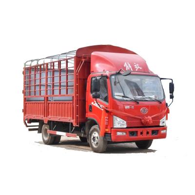 China Jiefang j6f 160 HP 4.16m used warehouse single row grating light truck 5995*2550*3400 for sale