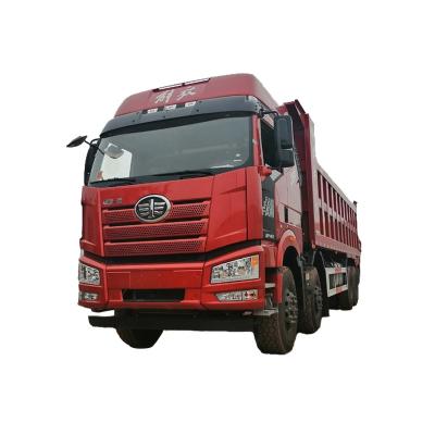 China FAW Jiefang j6p heavy truck 420 HP 8x4 8m used dump truck > 8L for sale