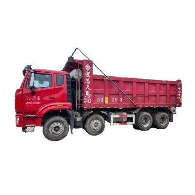 China Haohan J5G Heavy Truck Engine Sinotruk 340 Hp 8X4 Eight Front Four Meters Rear 6.5 Used Dump Truck 6 - 8L for sale