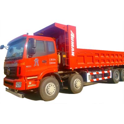 China Auman ETX 9 Series Heavy Truck 12 Speed ​​Weichai Engine 375 HP 8x4 7.8m Used Dump Truck > 8L for sale