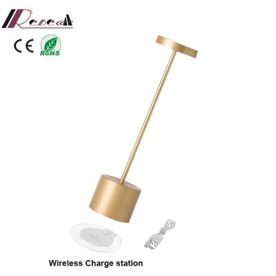 China Modern Rebecca Table Lamp Wireless Charging Base Hotel Led Restaurant Trolley Mordern Table Lamp for sale