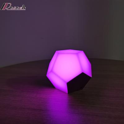 China Nordic modern geometry rechargeable led lamp night desk light for room bar hotel resturant lamp for sale