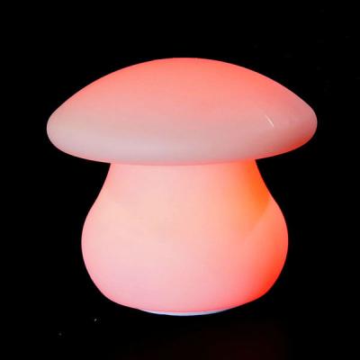 China Dimmable Mini Small Soft Silicone Rubber Collapsible LED USB Rechargeable Nursery Portable Decorative Mushroom Night Light For Baby for sale