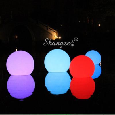 China Hotel Floating Led Luminous Pool Ball Light / Led Floating Ball for sale