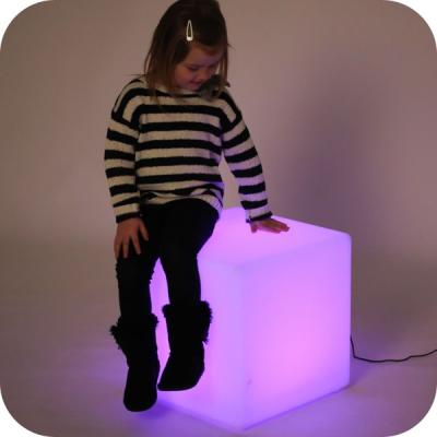 China Event Light Decoration Led Glowing Light Cube Magic Cube Lamp for sale