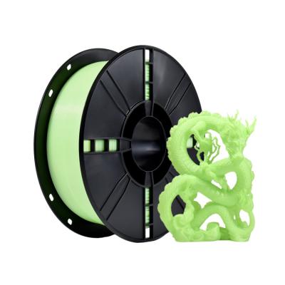 China Professionele hardheid Verbeterde 3D-printer filament PLA Plus Transparante Groen 1KG Te koop