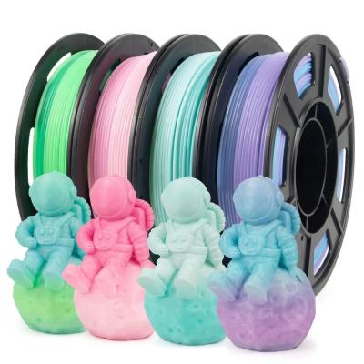 China 1 kg 3D-Drucker PETG Filament Halbtransparent Gradient Farbe 3D-Druck Verbrauchsmaterialien zu verkaufen