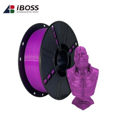 China 3D Printer Purple PLA+ Filament Strong Toughness for Prints 21*21*7cm Packing Box Size for sale