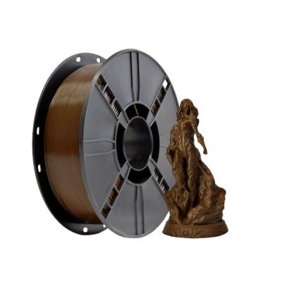 China 3d Printing Filament 100% Bubble Free Terra Brown PLA Plus Filament Toughness Enhanced 3D Printing for sale