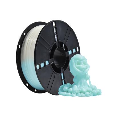 China Hochfeste 3D-Druck 1,75 mm Leuchtendes PLA Blau Grün PLA Filament FDM Formierungstechnologie zu verkaufen