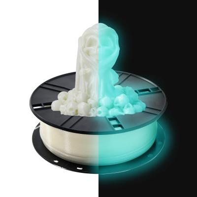 中国 青 緑 3D プリント フィラメント PLA 輝く フィラメント 1.75mm 1000g 販売のため