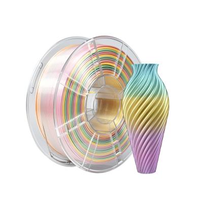 Cina Forte robustezza Stampa 3D colore arcobaleno di seta 1.75mm filamento PLA in vendita