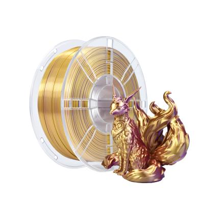 China Silk Purple Gold PLA 3D Printer Filamento de dureza mejorada Peso bruto 1,5 kg para la salida en venta