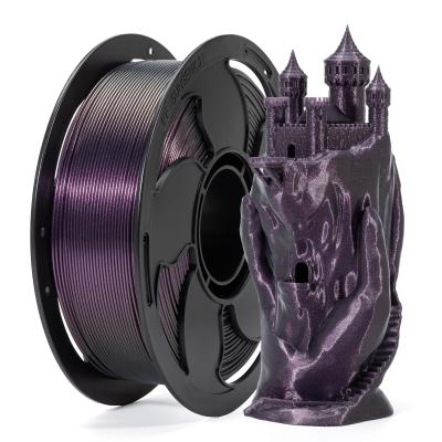 China PLA+ Filament Kleurveranderend Sterrenpaars 3D Printer Filament 1.75mm Te koop