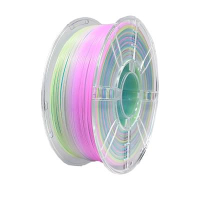 China 1000g PLA Filament 1.75mm 3D Printinf Filament Glow Rainbow Filament PLA+ for Customized Request for sale