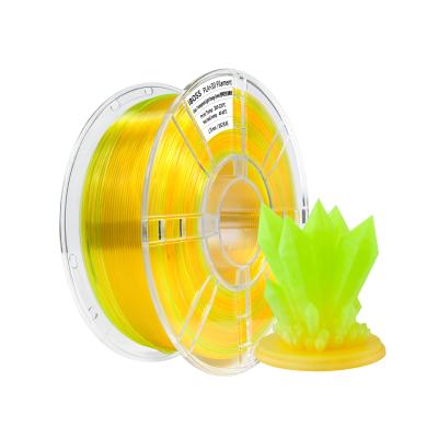 China 3D Printing filament PLA+ Transparent gradient Light orange green Packing 1.75mm PLA+ Filament 3D Printer 1kg for sale