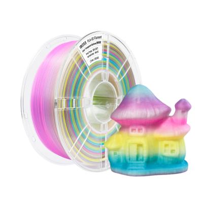 China Impressão de alta velocidade de PLA + Filamento 330M transparente Filamento de impressão 3D Rainbow à venda