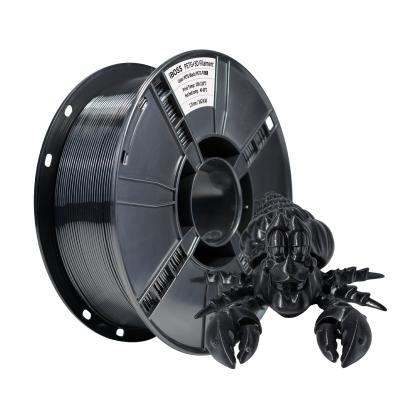 Chine PETG Filament 1,75 mm - 1 kg (environ 2,2 lb) Filament d'imprimante 3D PETG solide, 1,75 mm Précision dimensionnelle +/- 0,02 mm, 320 mètres, PETG noir à vendre