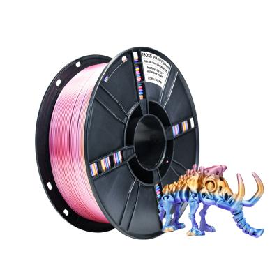 Cina Silk Rainbow PLA+ Filament 1.75mm  PLA+ Silk Universe Rainbow 3D Printer Filament Shiny Fast Color Changing Filament in vendita