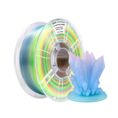 Cina PLA+ Gradient Filament 1.75mm Gradient Tri-color Red Blue Green 1kg 3d Printing Filament in vendita