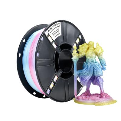 Κίνα 3D Filament 1.75mm Μακαρόνια Rainbow Short Distance Gradient PLA+ Filament 1000g προς πώληση