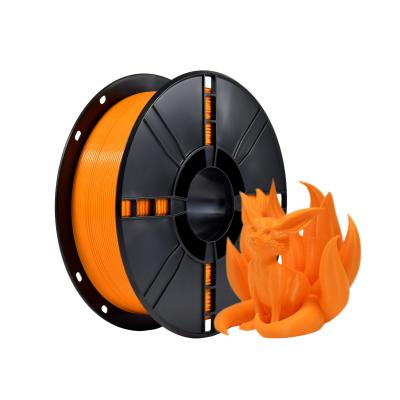 Chine Imprimante de bureau Compatible Filament PETG orange sans bulles Filament d'impression 3D à forte ténacité à vendre