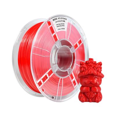 China 3D Printer PETG Filament Red 1.75mm FDM Forming Technology 3d Printing Filament for sale