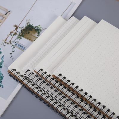 China Good Quality Hardcover Kraft Paper Cover School Exercise Notebook A5 Dairies Book For Children Writing Drawing for sale