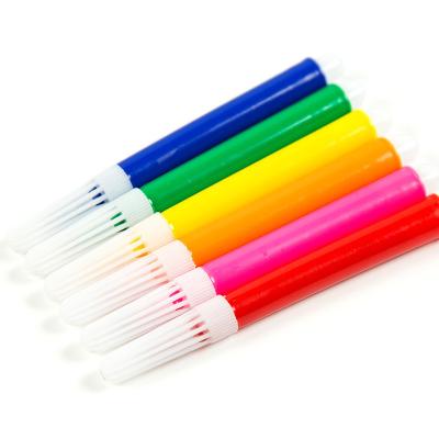 China Hot Sales Promotion Student School Cheap Supplier Price Mini Water Washable 6 Pieces Water Pen Water Marker Pen For Kids Drawing for sale