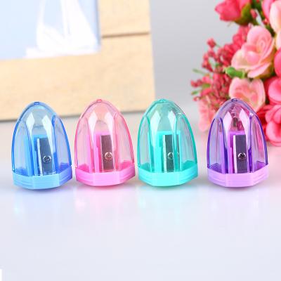 China Education School Stationery Colorful Cute Plastic Pencil Sharpener For Kids for sale