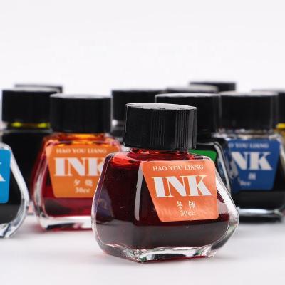 China Immersion Pen Ink Set Non-Carbon REFILL 25ml 11 Colors Fountain Drawing Writing Art Craft Calligraphy Inks Bottles C for sale