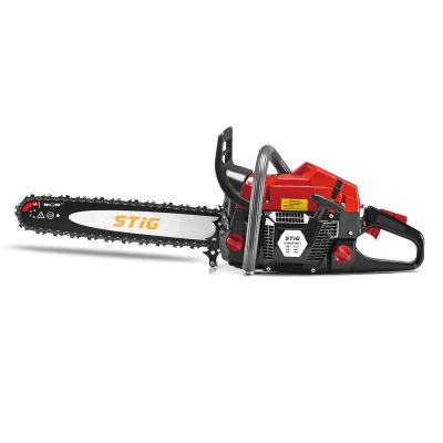 China 2-Stroke Manufacturer High Quality Petrol Chainsaw YS-6524 Gasoline Chainsaw 65cc with Ce Approved 3.4kw for sale