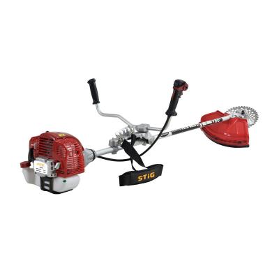 China 2-Stroke 51.7cc 1.4kw Gasoline Brush Cutter 2 Stroke Weed Wacker Brush Cutter for sale