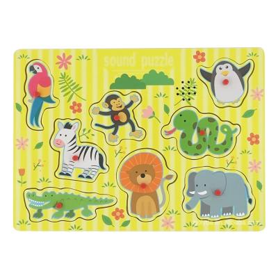 China Eco-friendly Wooden Popular Healthy Wild Animals Puzzle for sale