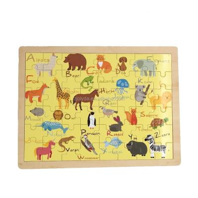 China Eco-friendly Animal ABC Alphabet Puzzle Toy for sale