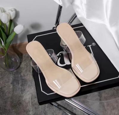 Chine Sandals à talons hauts pour femmes en cuir suédois avec semelle en caoutchouc et doublure en daim de mouton à vendre