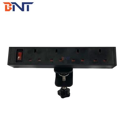 China British 4 power office desk clamp power socket strip for sale